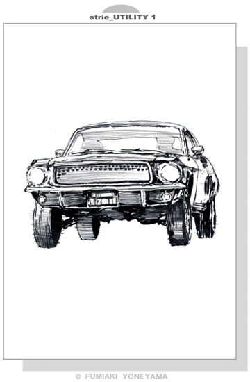 機械のイラスト クルマ 1968年型フォード マスタングgt390 2 幸せの イラストレイジ イラスト 人物 女性 スケッチ クロッキー 似顔絵 と 文章を日々更新